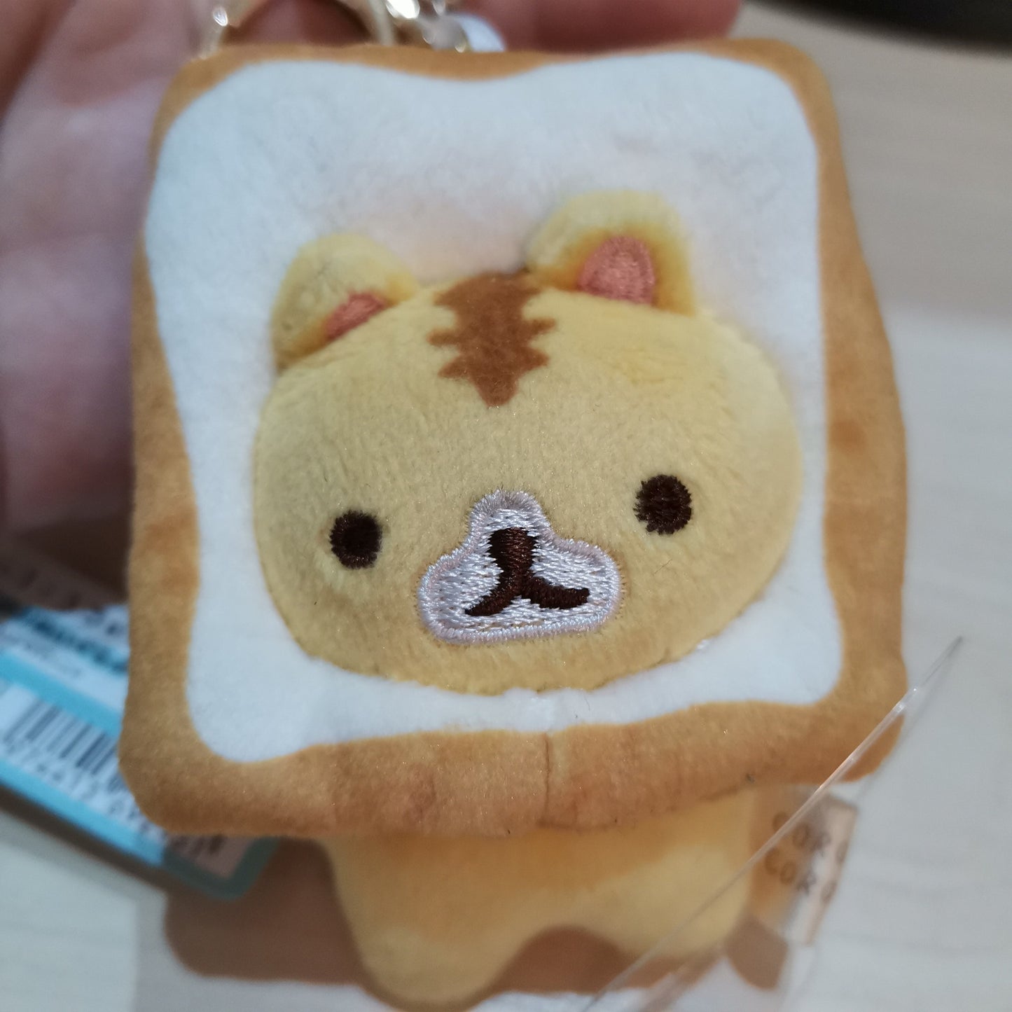 Japanese Cartoon Toast Cat Plush Doll Pendant