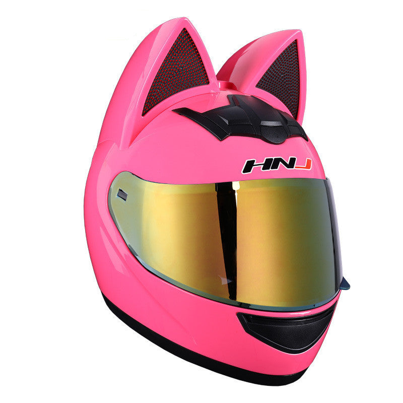 Electric Motorcycle Cat Ear Helmet