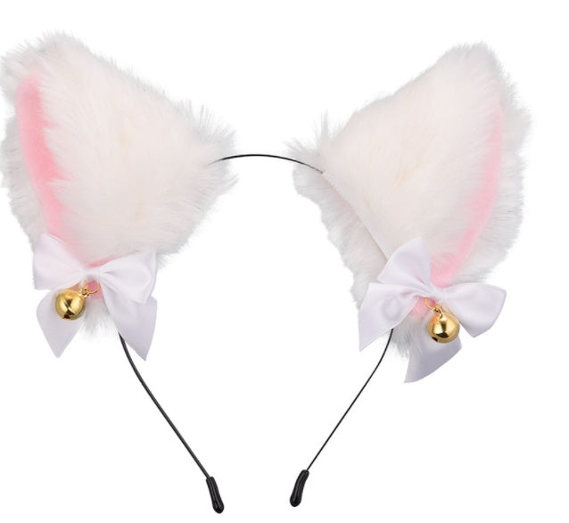 Fluffy Bell Cat Ear Headdress