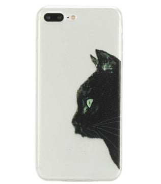 Ultra-thin soft plastic cartoon phone case cat mobile phone case