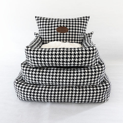 Fabric Houndstooth Sofa Cat Litter Removable And Washable