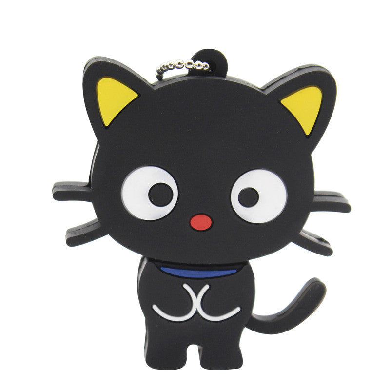 Cartoon mini coffee black cat USB disk