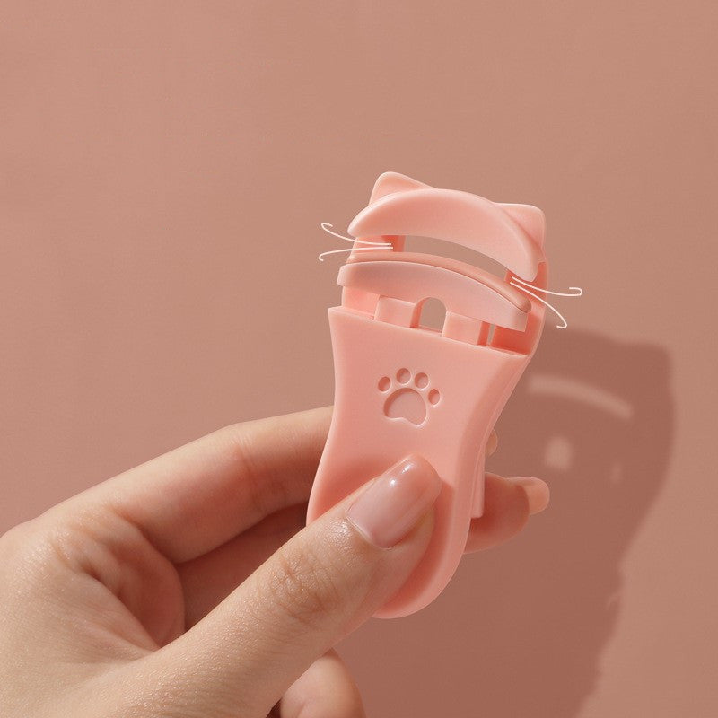 Portable Wide Angle Cute Cat Claw Eyelash Curler