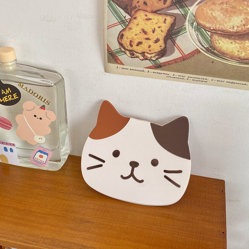 Cute Cat Silicone Coaster Water Coaster