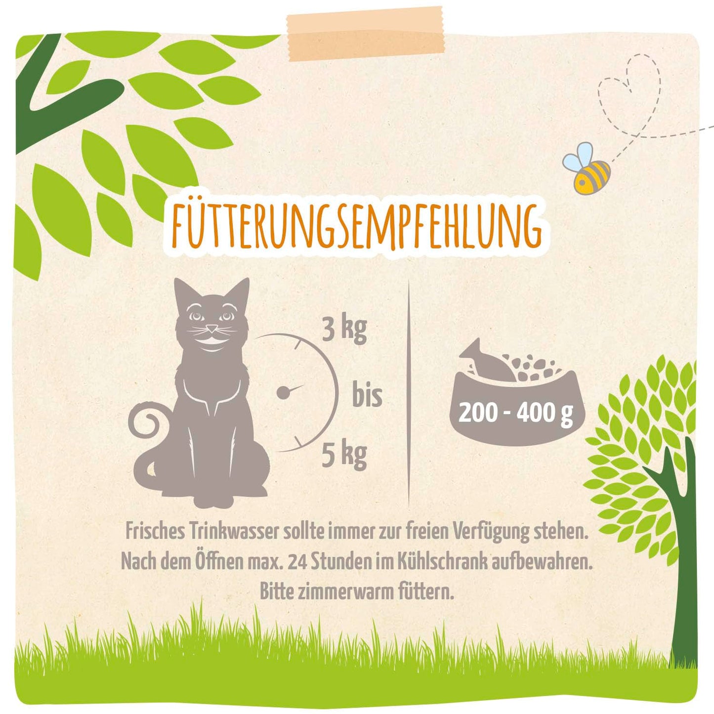 MjAMjAM – Premium Nassfutter für Katzen - natürlich lecker – Bio Hühnchen, 6er Pack (6 x 400g), getreidefrei mit extra viel Fleisch