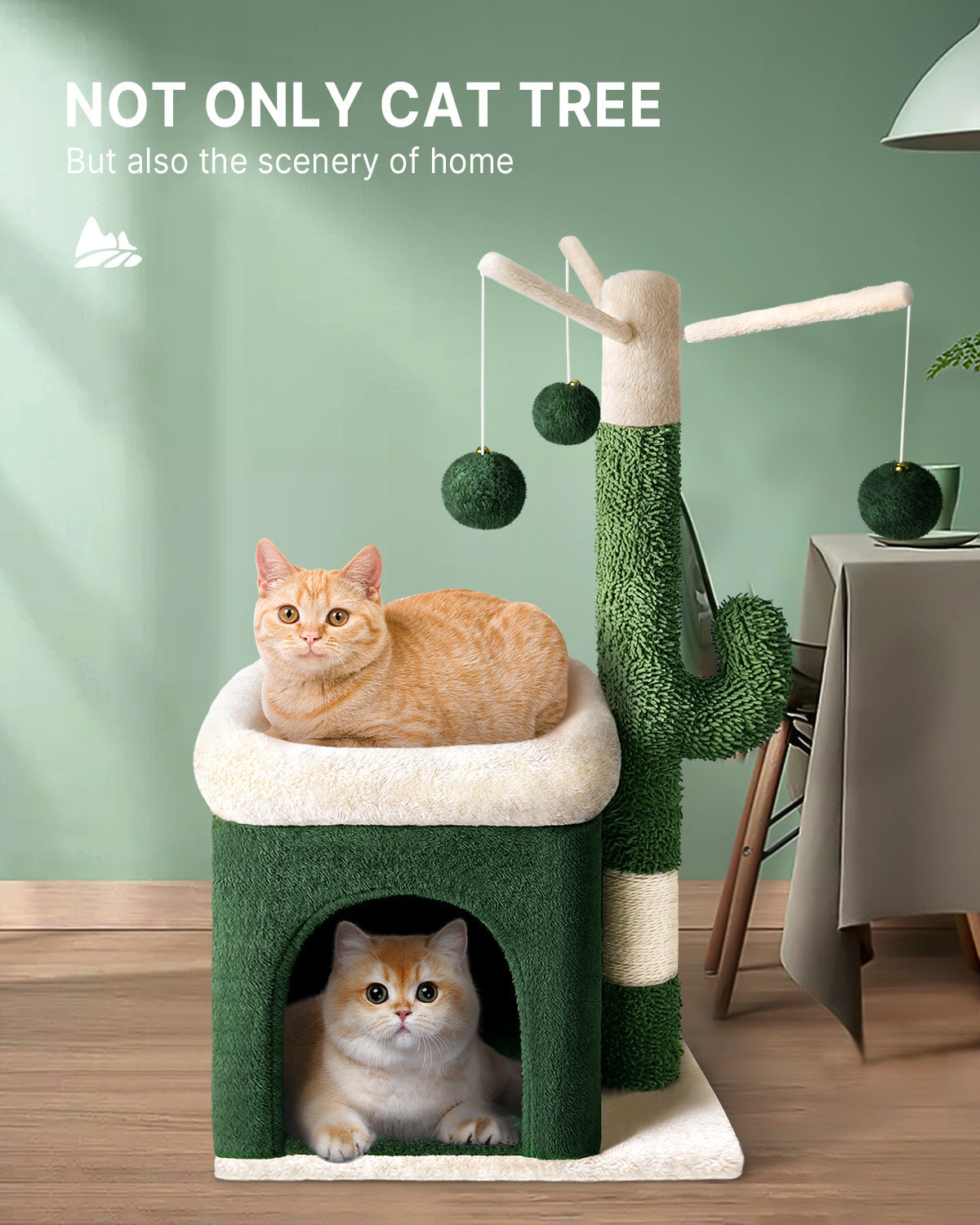 Cactus Cat Climbing Frame Toy Sisal Column