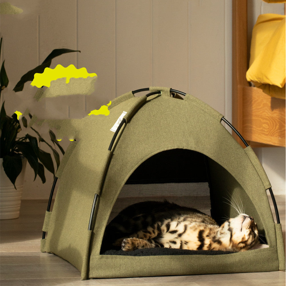 Tent Cat Litter Sleeping Semi-enclosed Simple