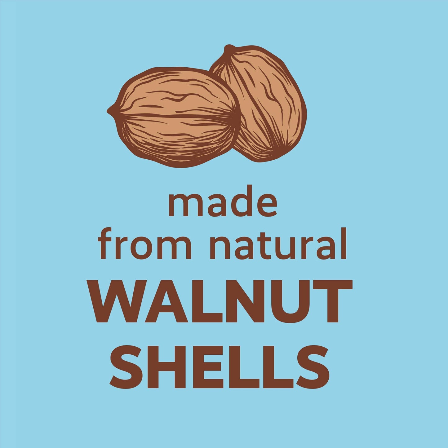 Naturally Fresh Cat Litter Made From Walnut Shells, Multi-Cat, Unscented, Upcycled, Low Dust, Sustainable, 40 Lbs