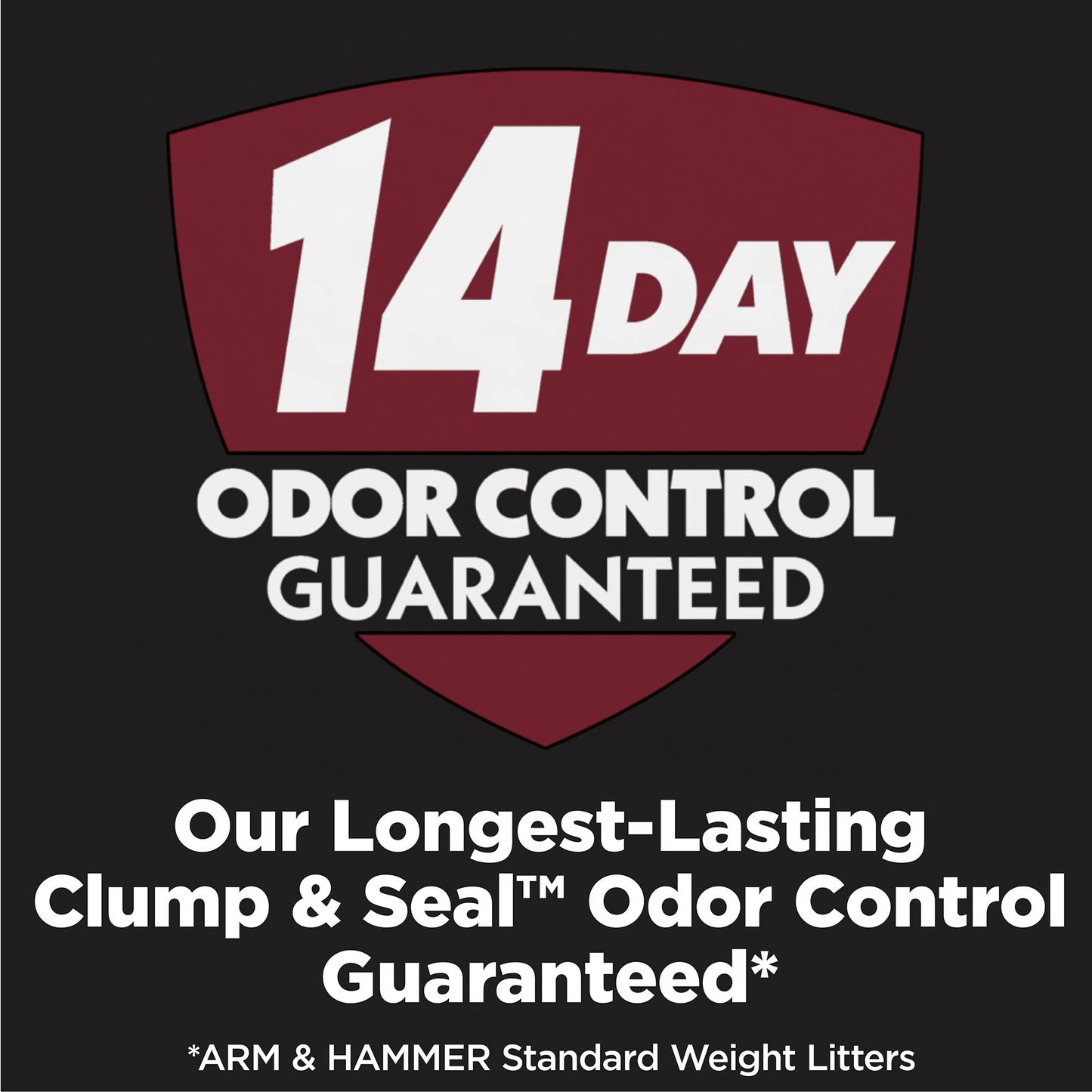 ARM & HAMMER Clump & Seal Platinum Multi-Cat Complete Odor Sealing Clumping Cat Litter with 14 Days of Odor Control, 37 lbs, Online Exclusive Formula