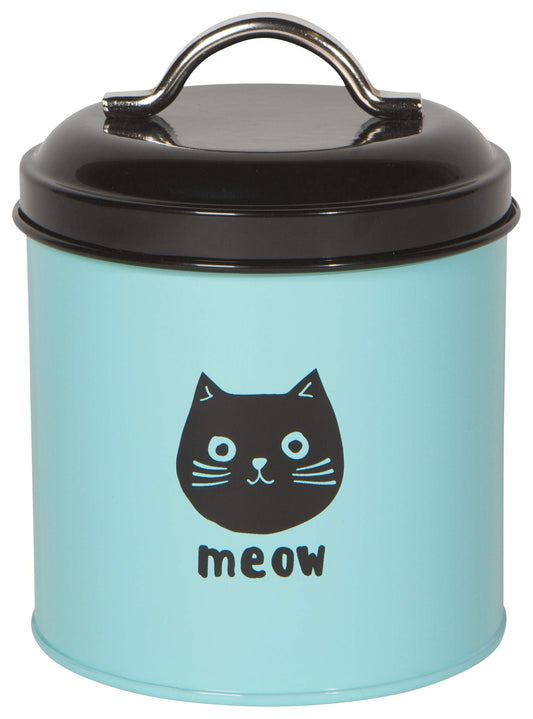 Now Designs 5088001aa Cat Treat Tin, Cats Meow