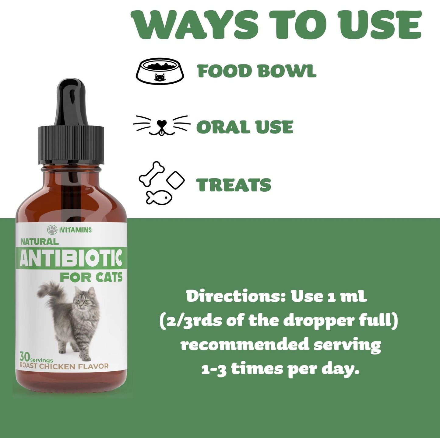 Natural Antibiotics for Cats | Cat Antibiotics for Infection | Cat Antibiotic | Cat Antibiotics | Antibiotic for Cats | Cat Antibiotics for UTI | Cat UTI | Cat UTI Treatment | 1 fl oz (1)