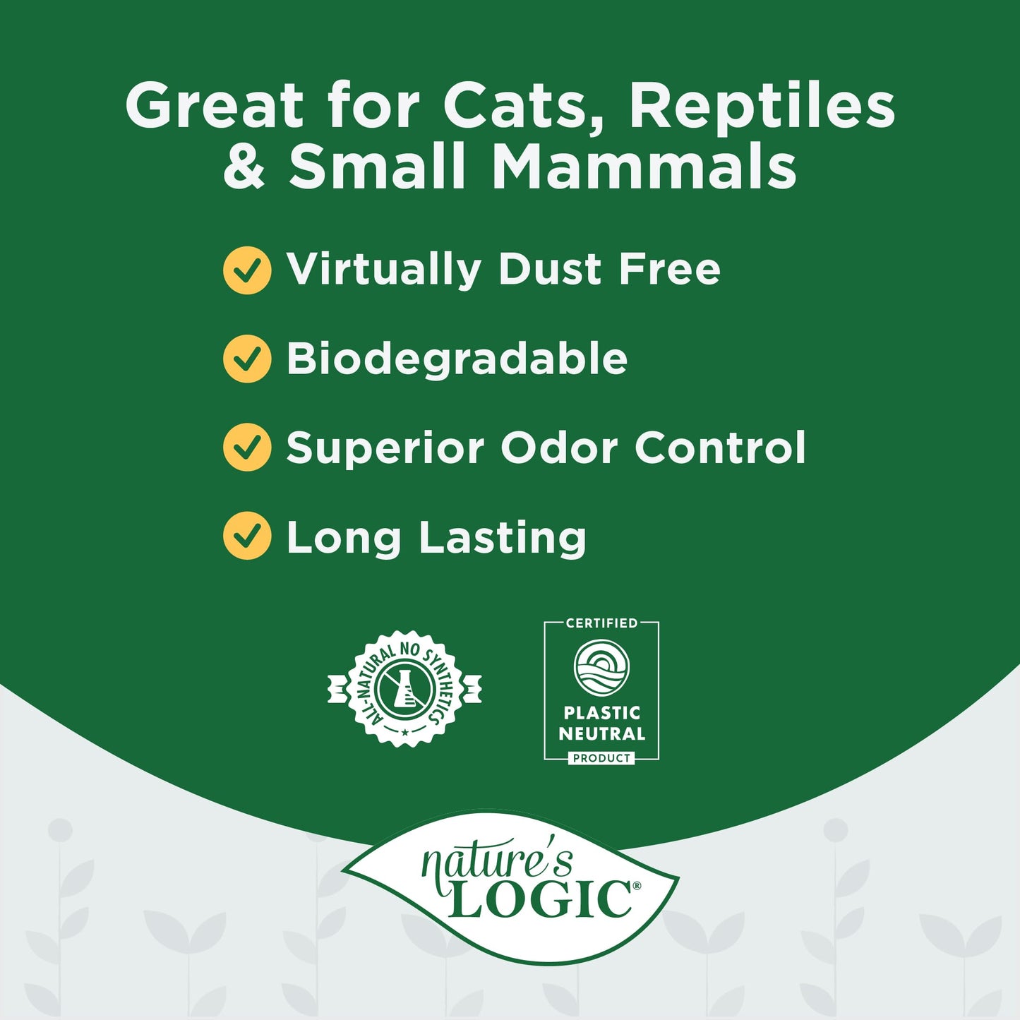 Nature's Logic All-Natural Cat Litter, 12Lb