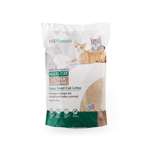 So Phresh Extreme Clumping Unscented Grass Seed Cat Litter 20 lbs.