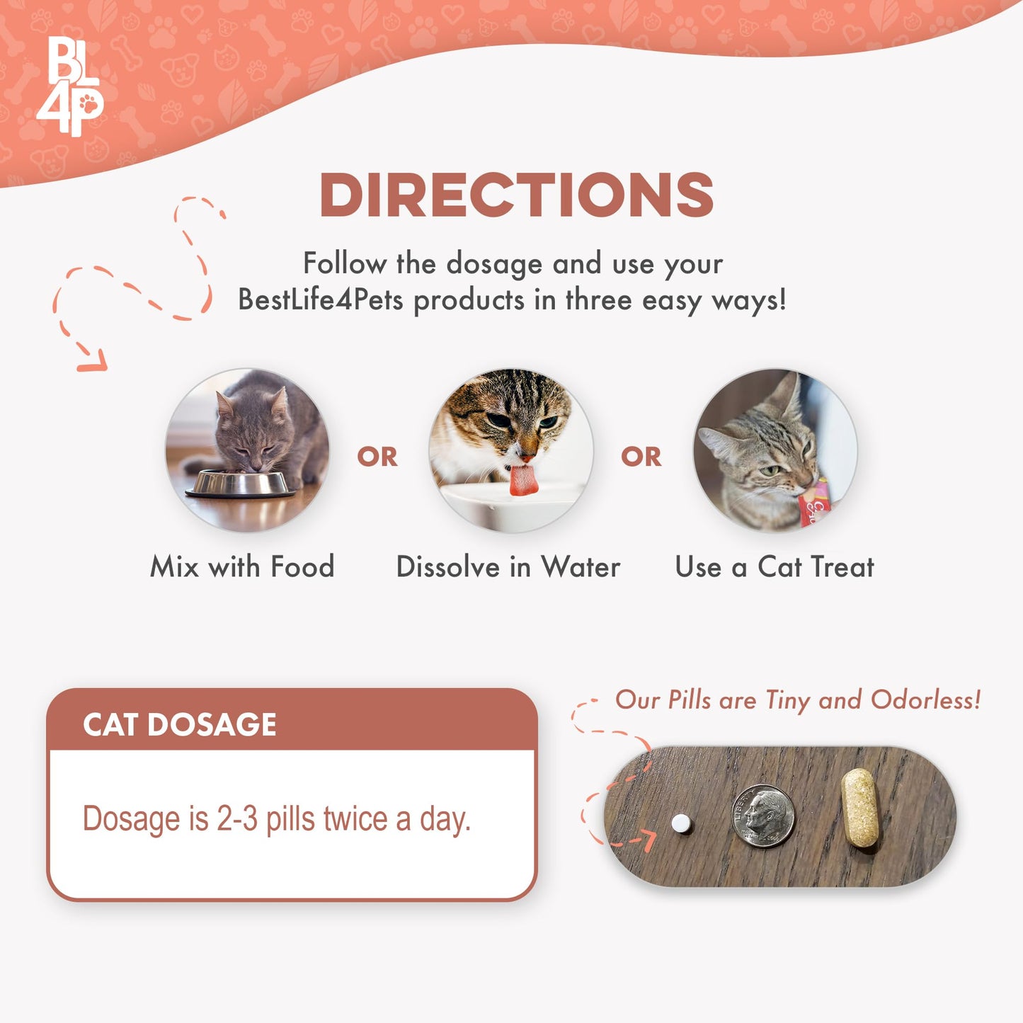 Mange Treatment for Cats, Natural Ear Mite Treatment & Cat Itchy Skin Relief Helps with Feline Scabies, Cat Dandruff, Shedding, Excessive Grooming and General Feline Skin Care, 400 Odorless Pills