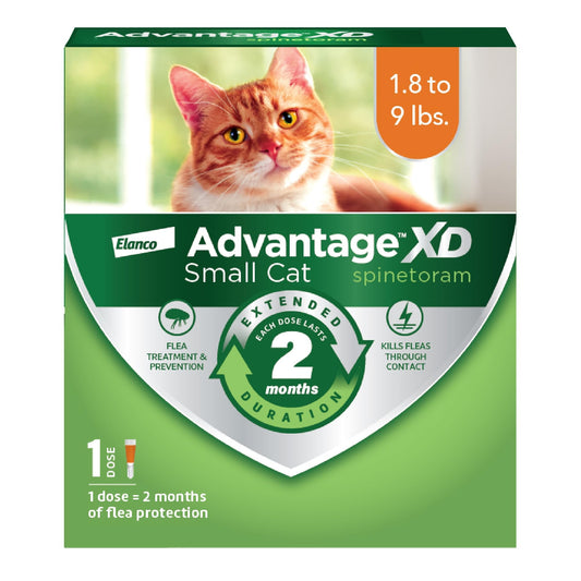 Advantage XD Small Cat Flea Prevention & Treatment For Cats 1.8-9lbs. | 1-Topical Dose, 2-Months of Protection Per Dose