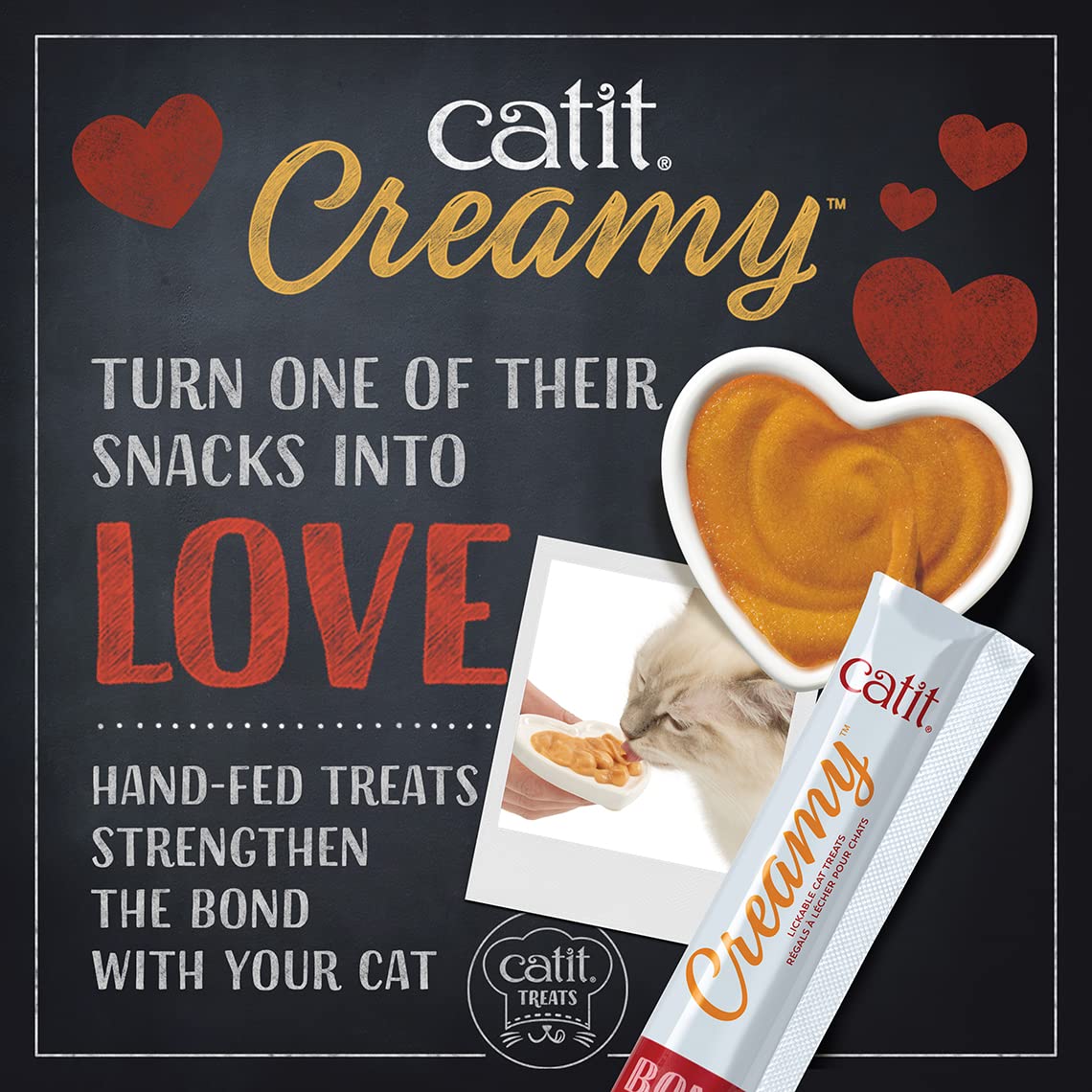 Catit Creamy Lickable Cat Treat, Healthy Cat Treat, Chicken & Shrimp, 12 Pack, 0.5 Ounce (Pack of 12)