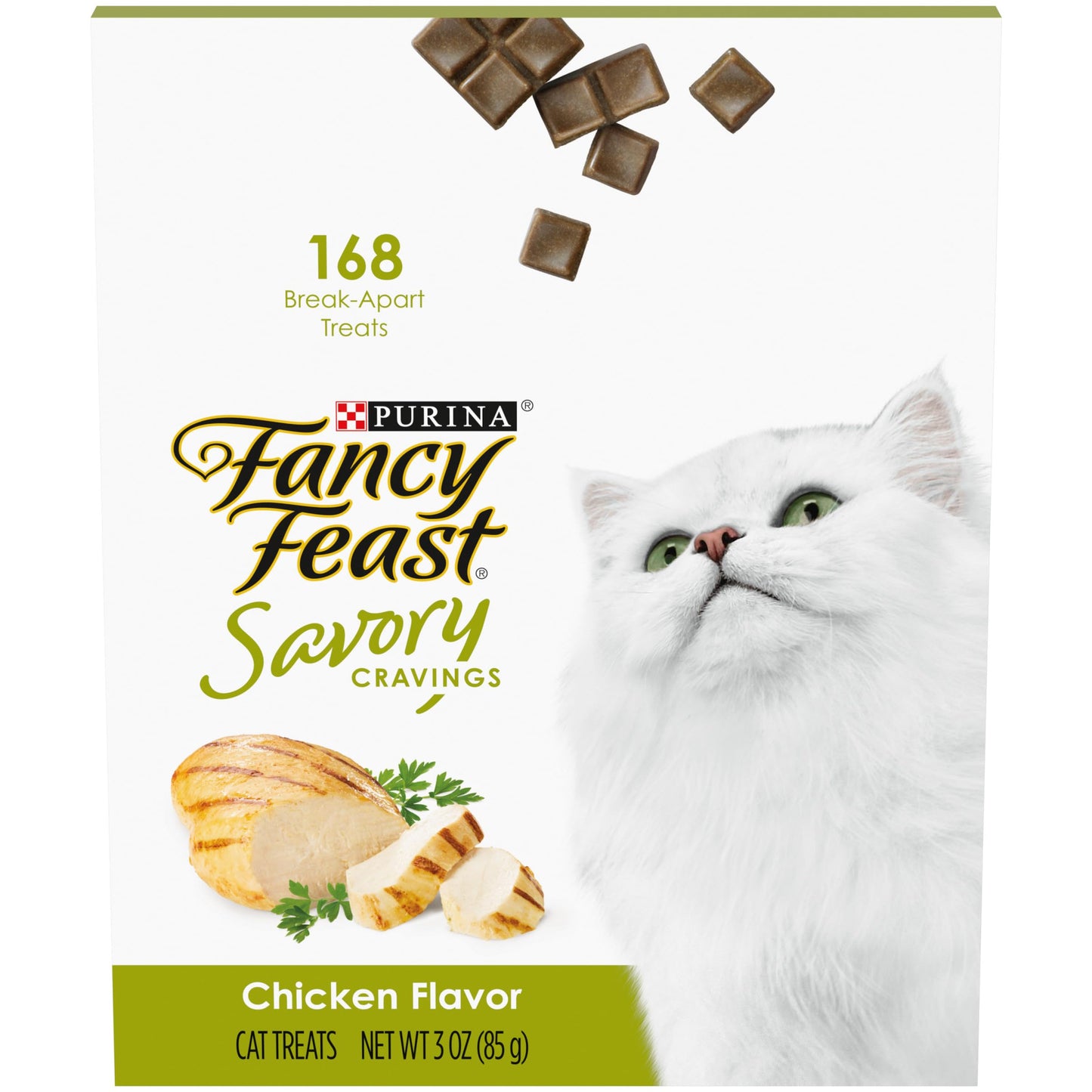 Fancy Feast Purina Limited Ingredient Cat Treats, Savory Cravings Chicken Flavor - 3 oz. Box