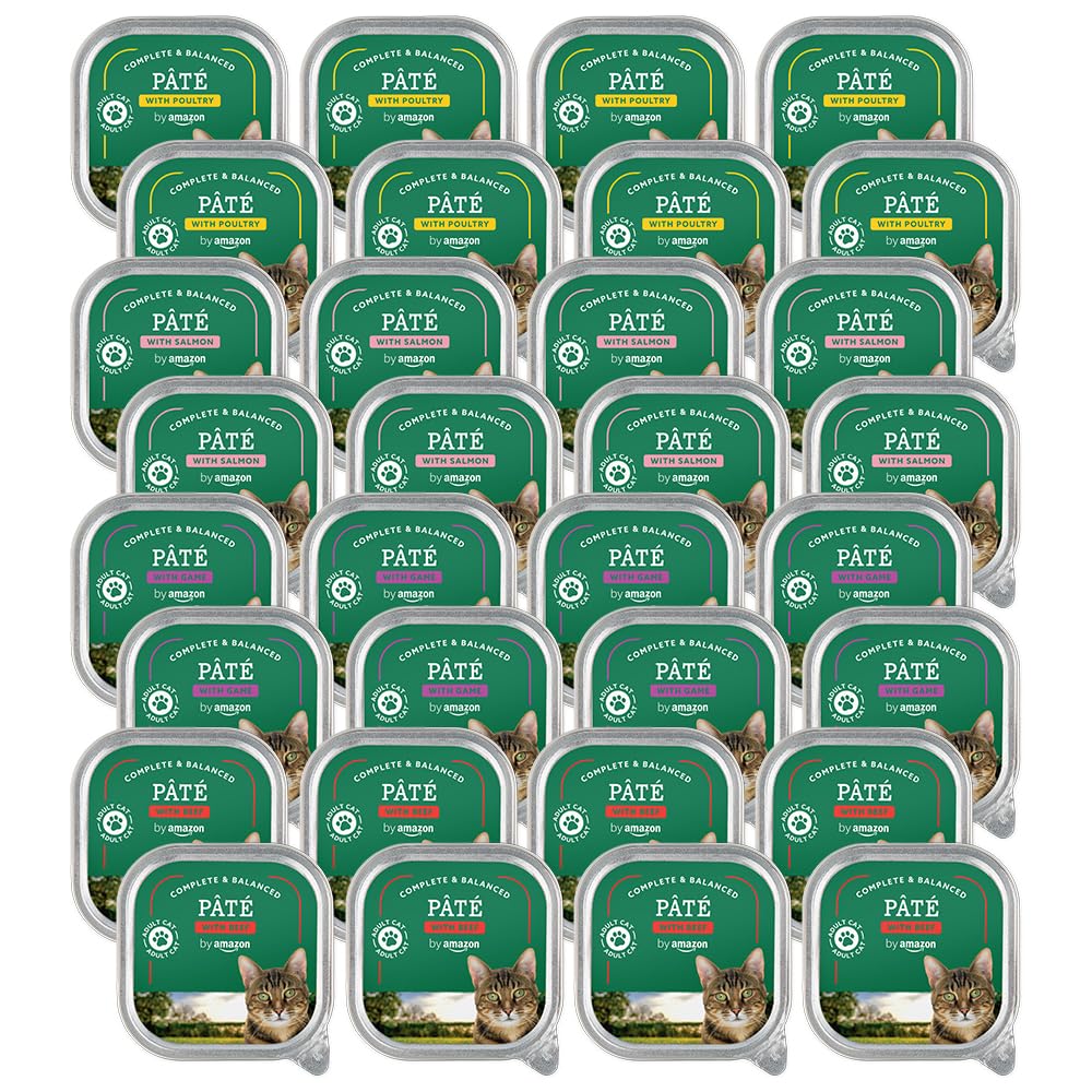 by Amazon Katzenfutter, Pastete, gemischt, 100 g, 32 Stück (zuvor Lifelong !)