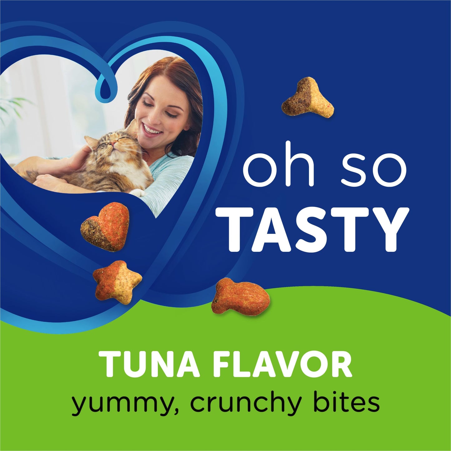 Purina Whisker Lickin's Cat Treats, Crunchy and Yummy Tuna Flavor - (Pack of 4) 10 oz. Pouches