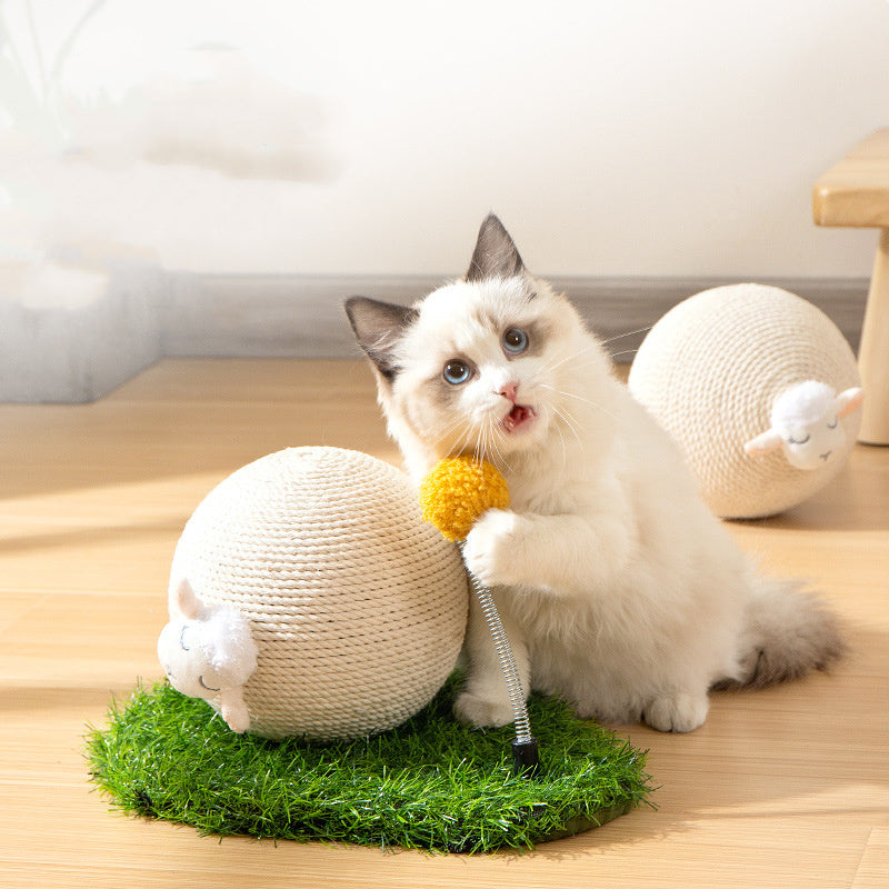 Cat Scratching Board Claw Sharpener Vertical Lamb Sisal