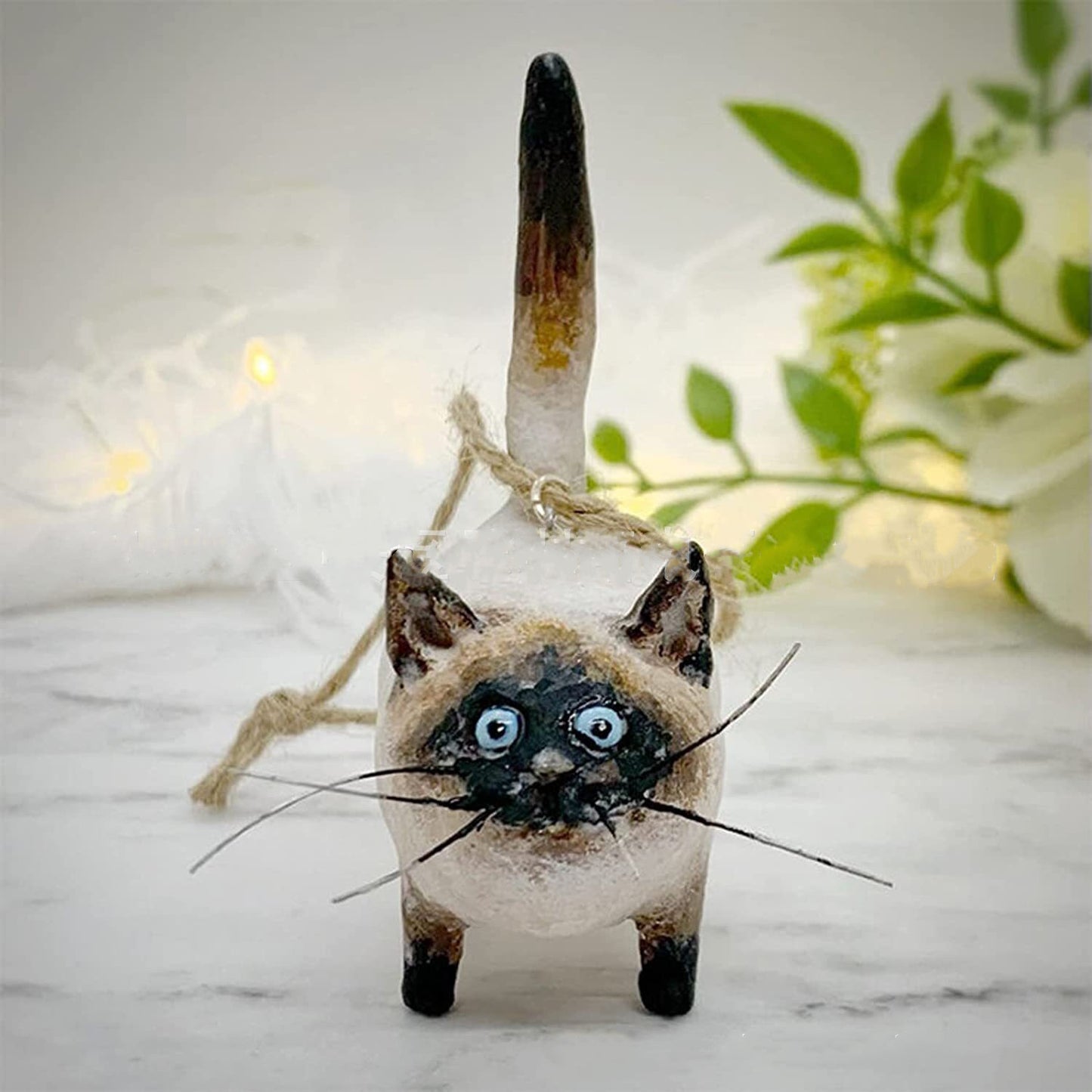 New Cute Cat Resin Crafts Decoration Pendant