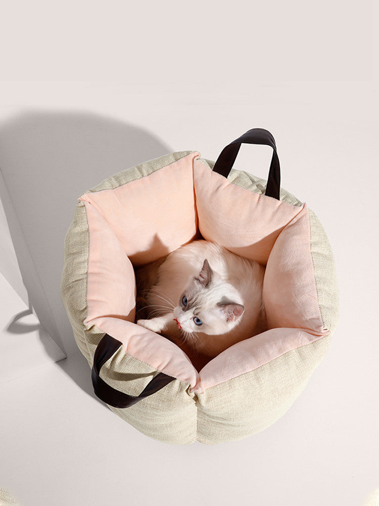 Four Seasons Universal Removable And Washable Portable Barrel Cat Litter