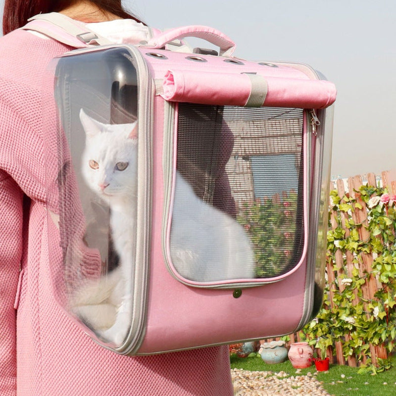 Breathable Cat Cabin For Portable Pet Backpack