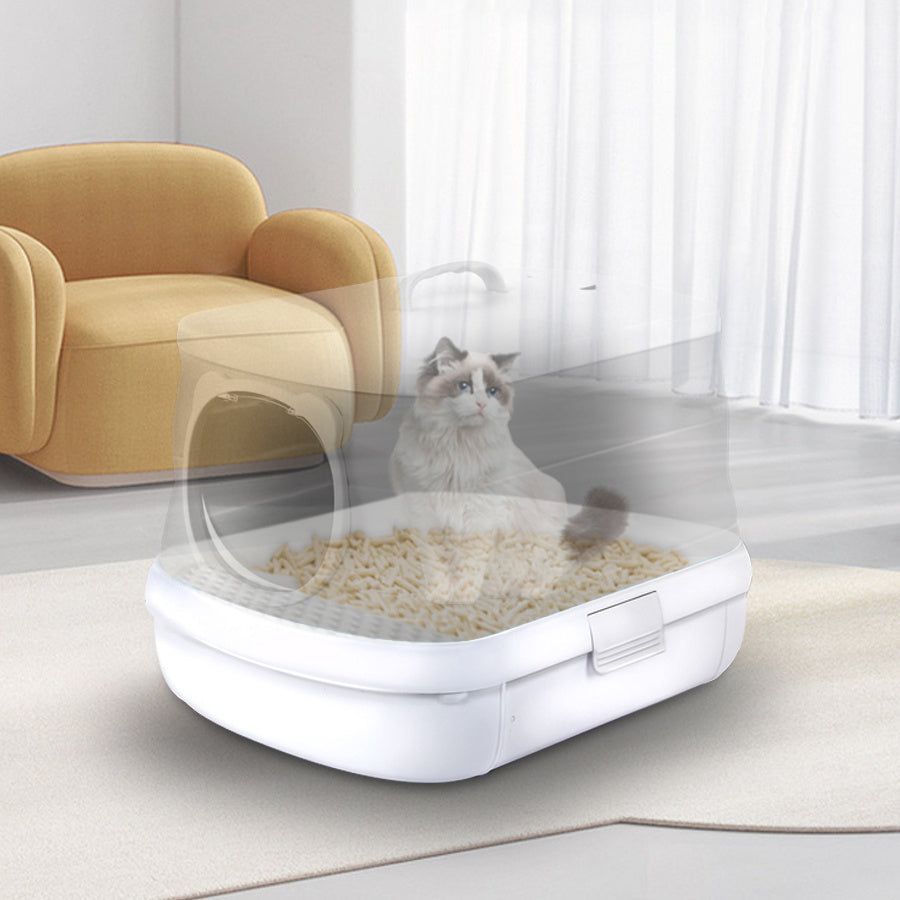 Foldable Litter Box Oversized Fully Enclosed