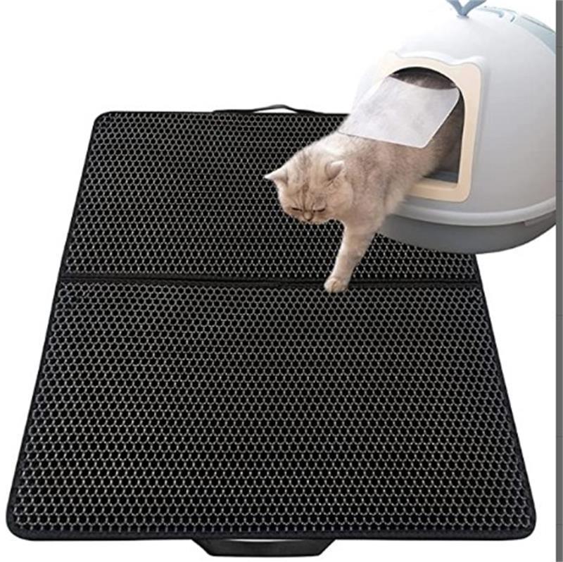 EVA Double-layer Solid Color Cat Litter Mat