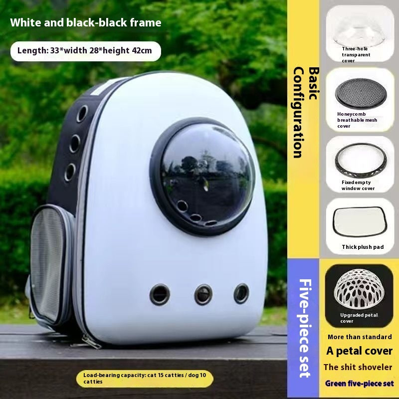 Plus-sized Space Capsule Pet Backpack Cat Supplies Backpack