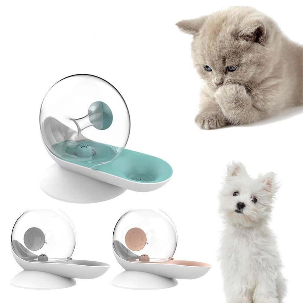 Pet water dispenser, snail automatic water dispenser, cat feeding and drinking bowl, cat water dispenser, snail model cat water