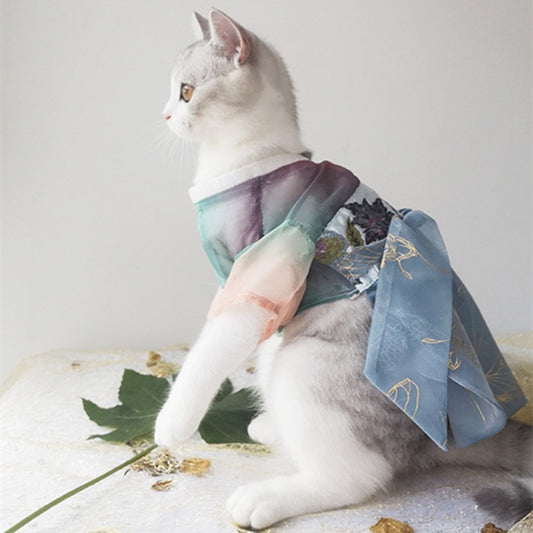 Spring Breeze Cat Hanfu Clothes Antique Hair Loss Thin Section