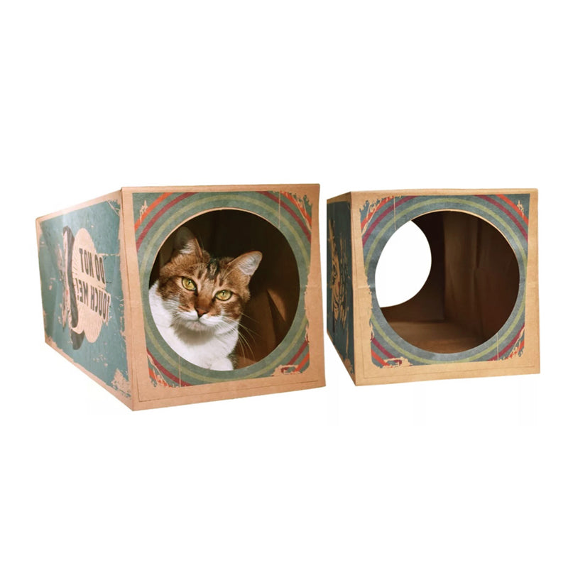 Kraft Paper Cat Nest Tent Cat Toy Tunnel