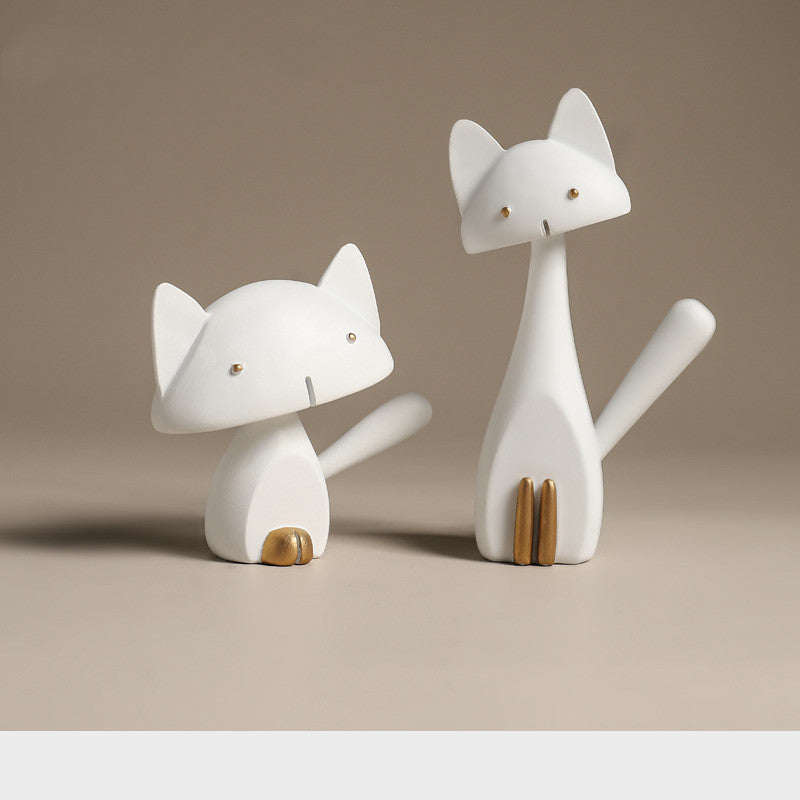 Cat Modern Home Furnishings Resin Ornaments