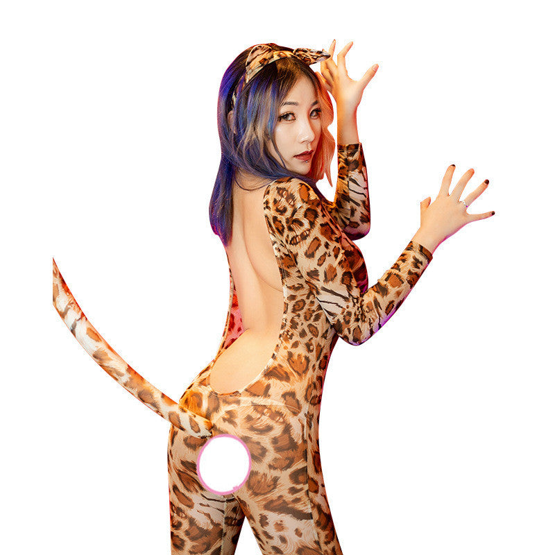 Cat Girl Cosplay One-piece Bodysuit