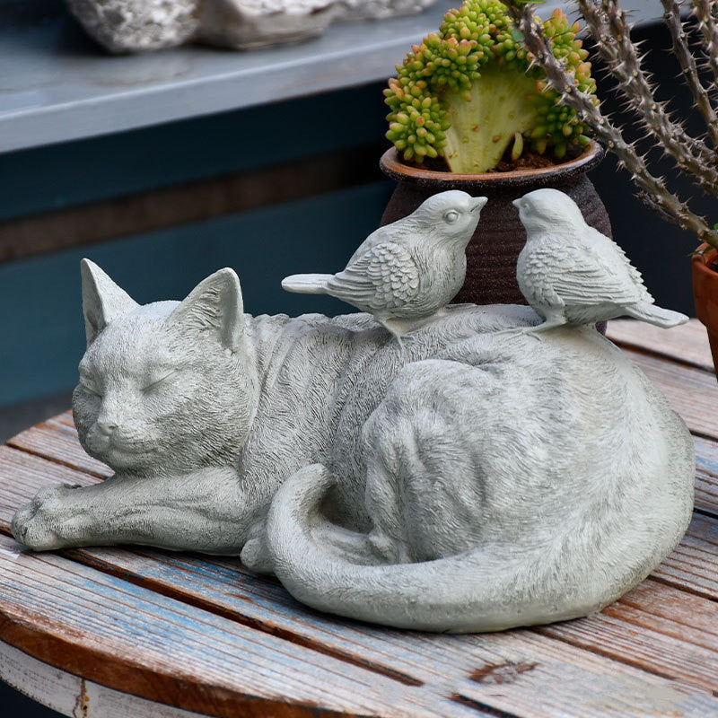 Creative Resin Cat Garden Decorative Ornaments