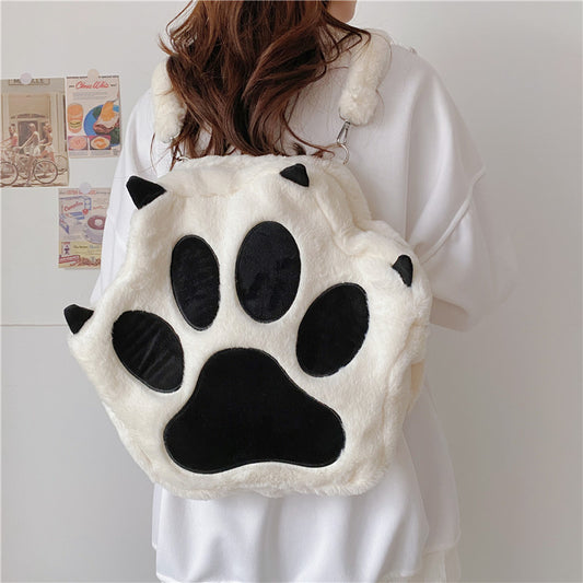 Large Capacity Cute Cat Claw Bags Creative Girl's Backpack Ins