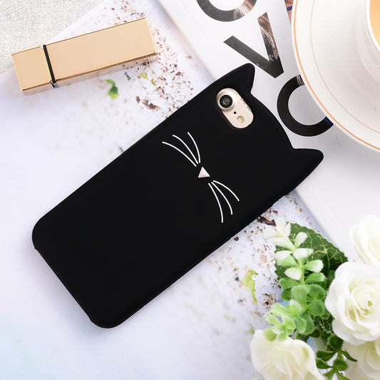 Cute Beard Cat Phone Case Drop-resistant Protective Cover