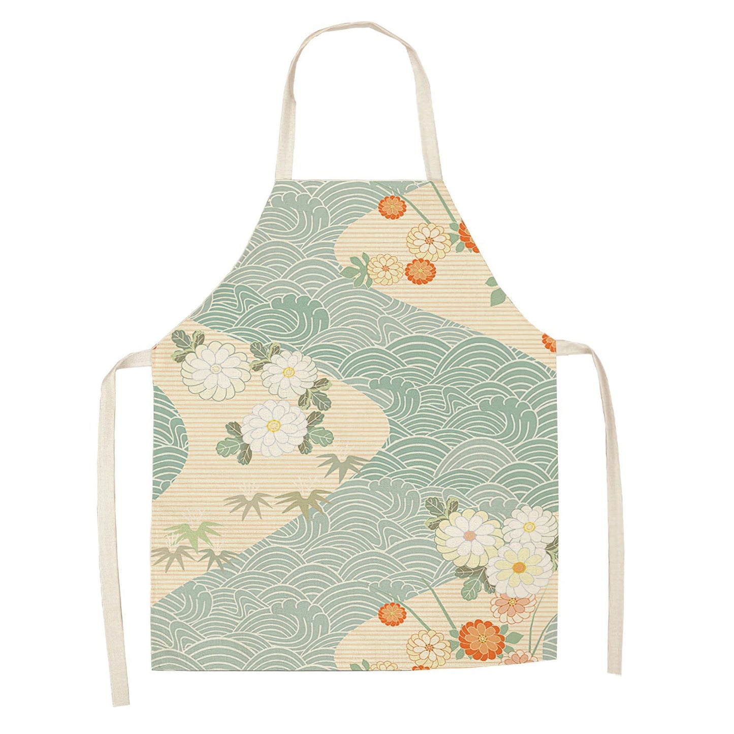 Cartoon Cat Digital Printing Sleeveless Apron