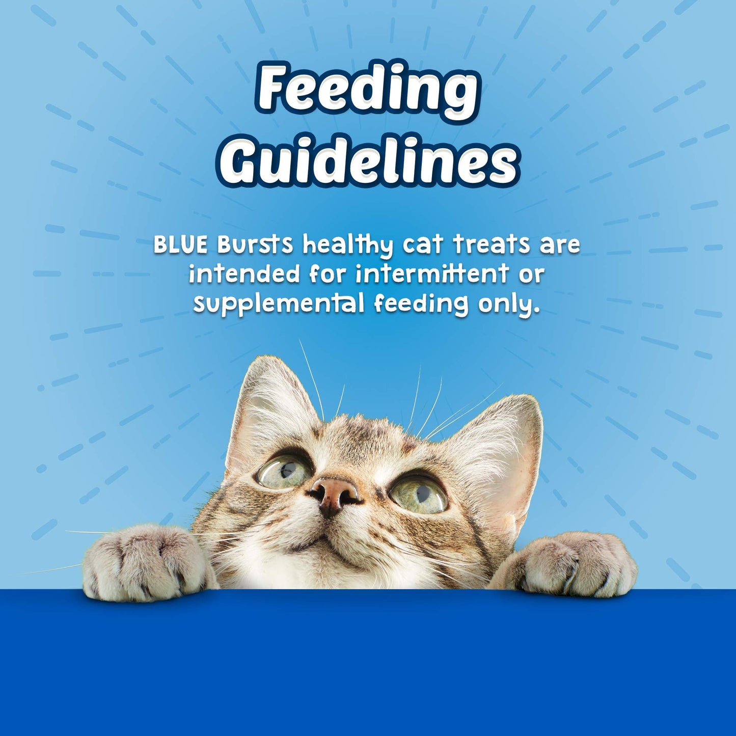 Blue Buffalo Bursts Crunchy Cat Treats Variety Pack, Chicken, Chicken Liver and Beef, and Seafood 5-oz Bags (3 count)