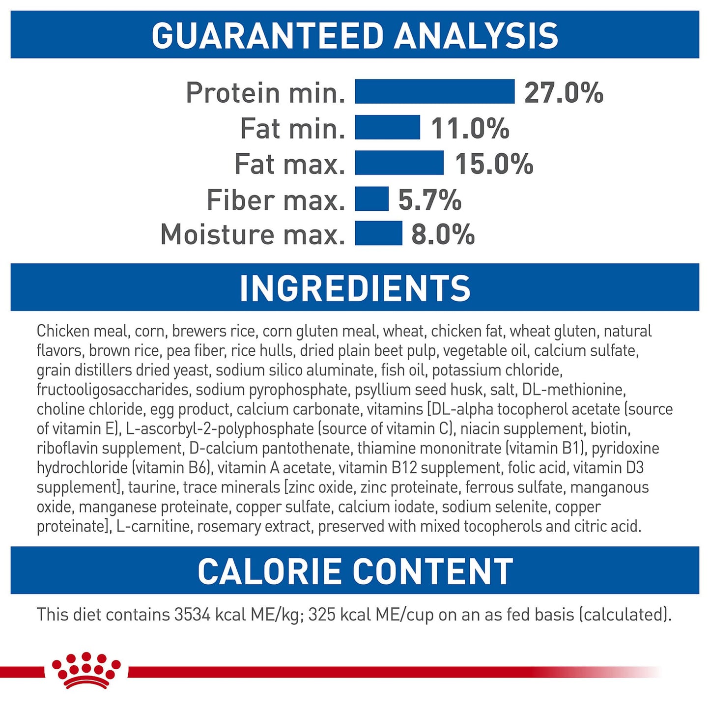 Royal Canin Feline Health Nutrition Indoor Adult Dry Cat Food, 7-Pound