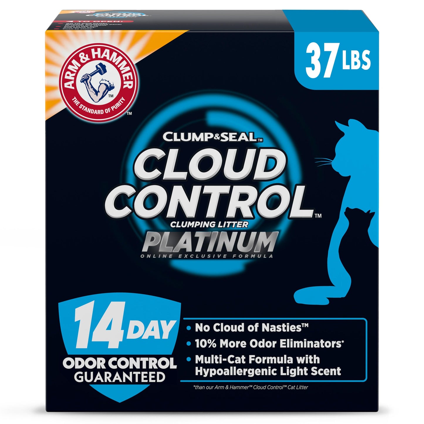 ARM & HAMMER Cloud Control Platinum Clumping Cat Litter 37LB