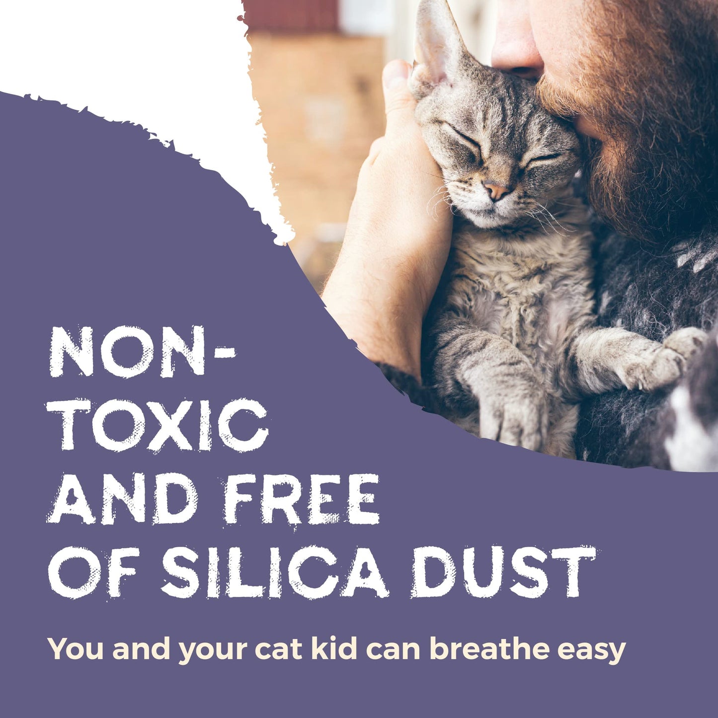 Naturally Fresh Cat Litter Made From Walnut Shells, Pellet Non-Clumping, Sustainable, and Upcycled, 26 Lbs