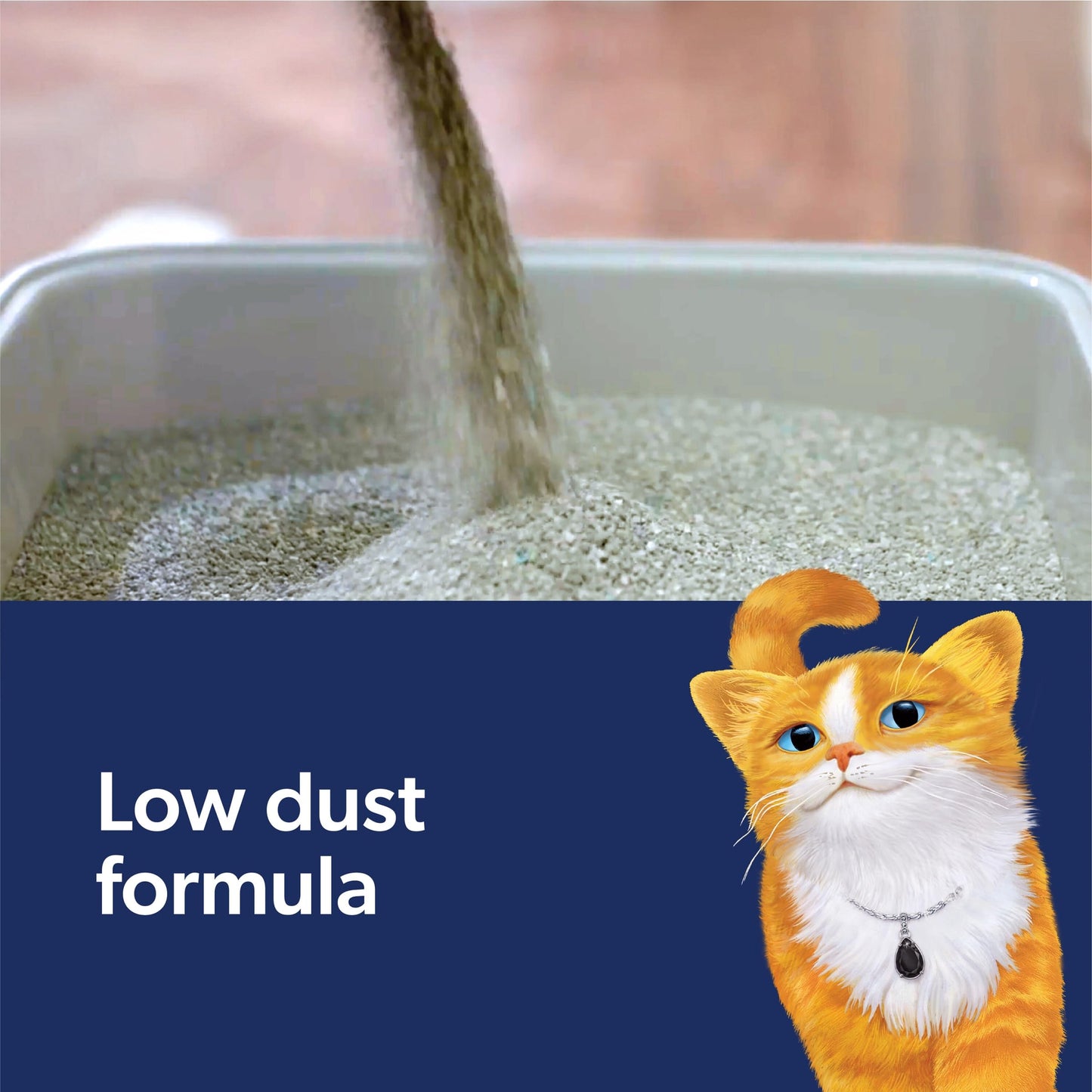 Fresh Step Clumping Cat Litter, Heavy Duty Advanced, Long Lasting 30-Day Odor Control with Odor Eliminating Carbon, 17.5 lb