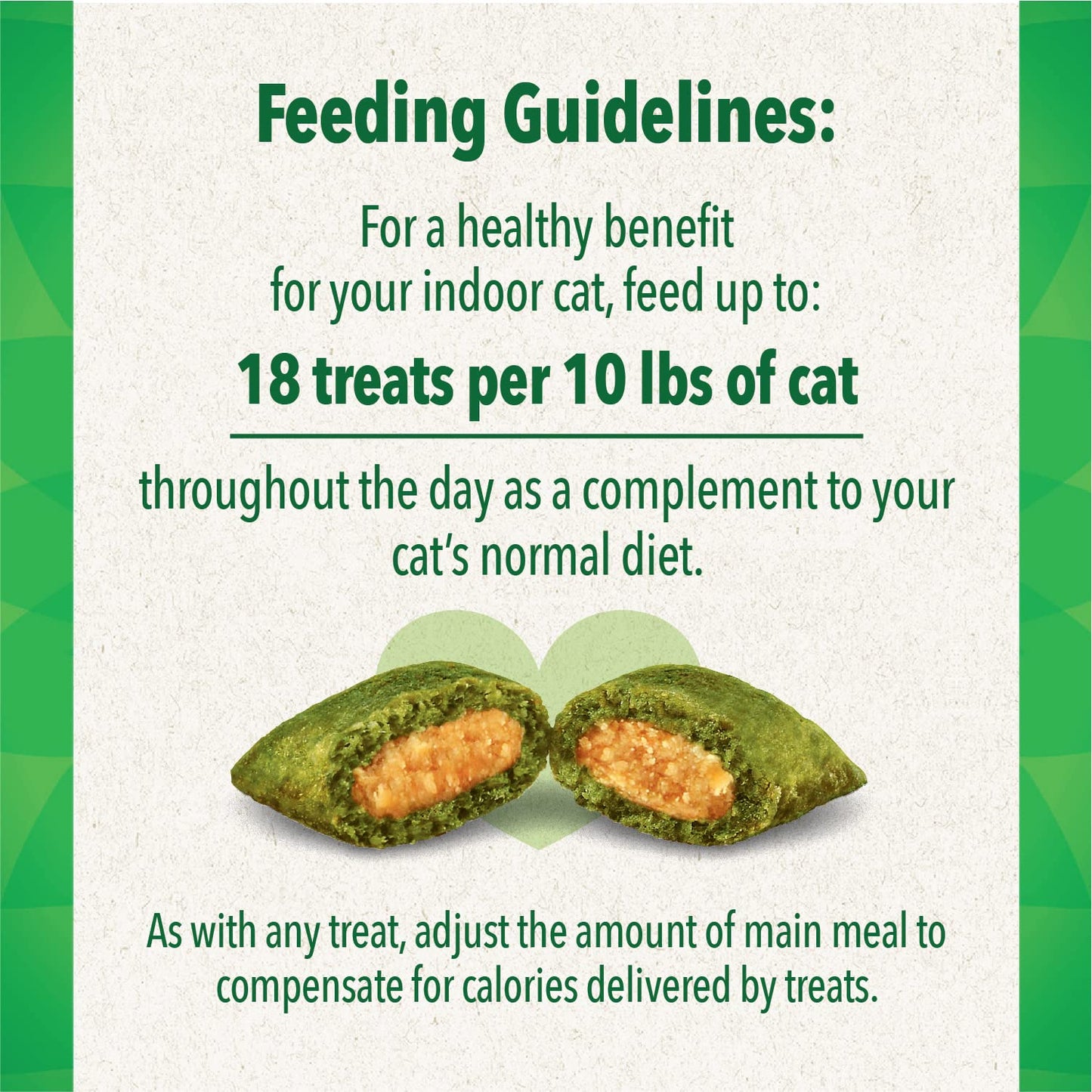 Greenies Feline Smartbites Healthy Indoor Natural Treats for Cats, Chicken Flavor, 2.1 oz. Pouch