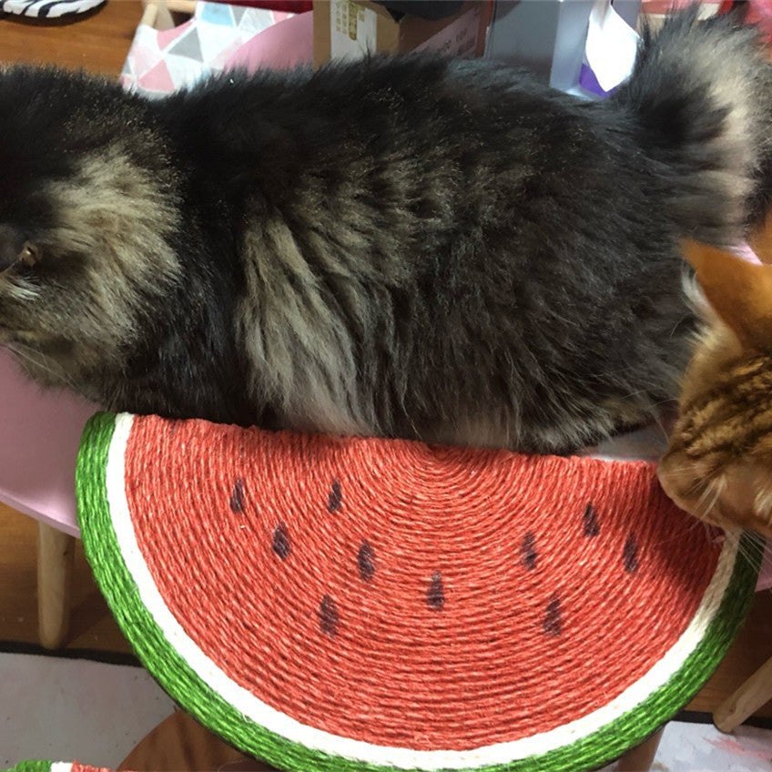 Creative Sisal Watermelon Shape Cat Scratch Board