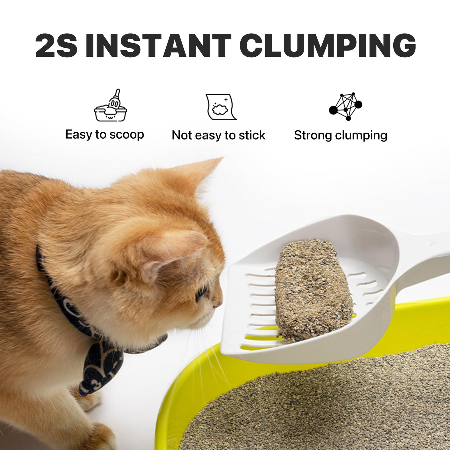 Neakasa Mineral Cat Litter 17.6 lbs / 8 kg for M1 Open-Top Self-Cleaning Cat Litter Box