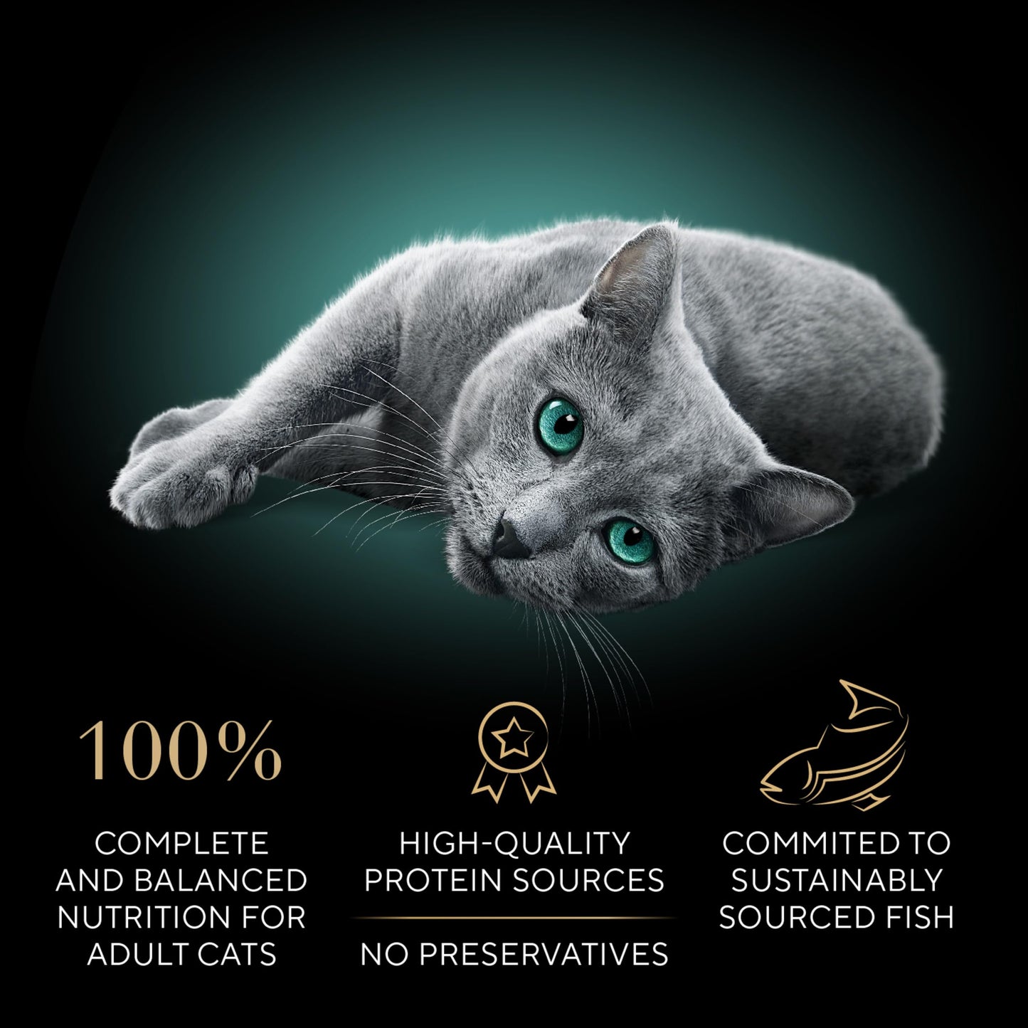 Sheba Perfect Portions Wet Cat Food Cuts in Gravy Variety Pack, Sustainable Salmon, Sustainable Tuna, and Delicate White Fish & Tuna Entree, 2.6 oz., Twin-Pack Trays, (24 Count, 48 Servings)