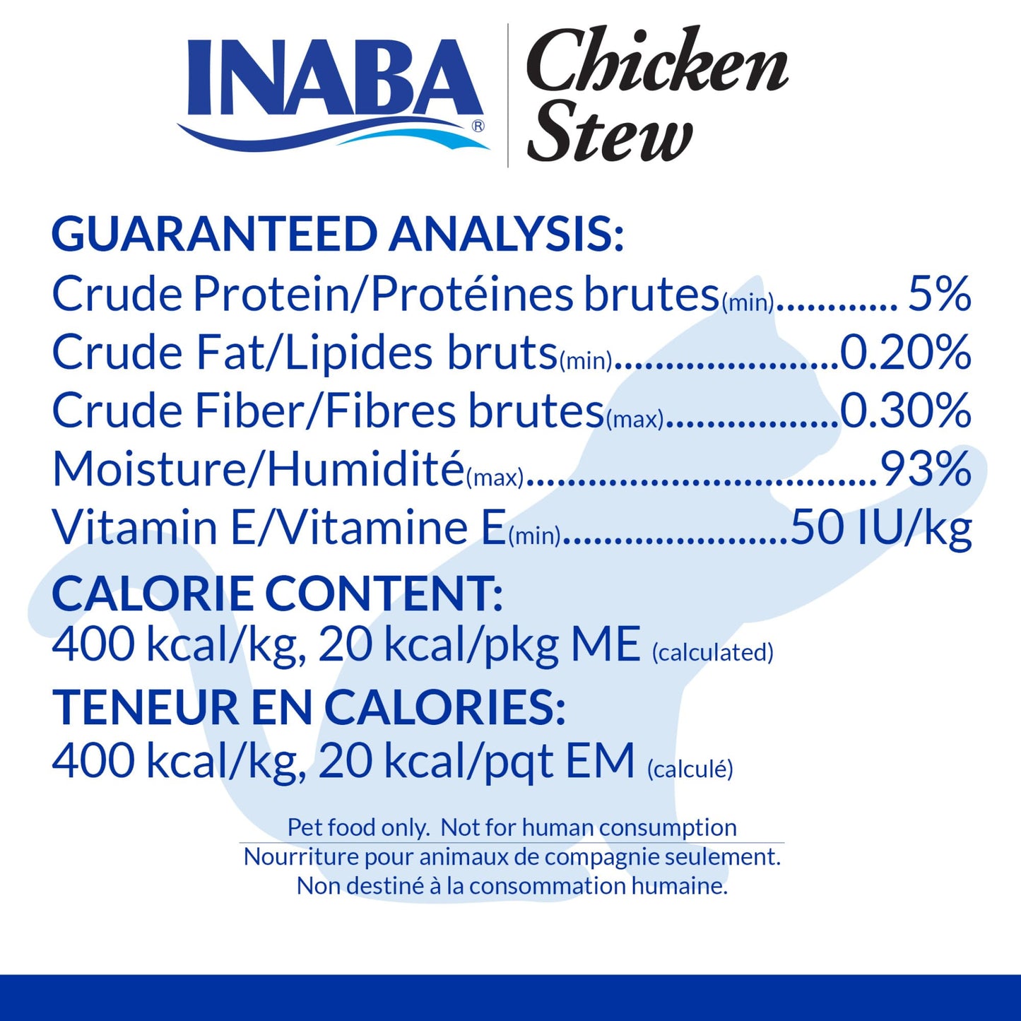 INABA Chicken Stew for Cats, Shredded Chicken & Broth Gelée Side Dish/Topper with Vitamin E, 1.4 Ounce Each Pounch, 6 Pouches, Chicken Recipe