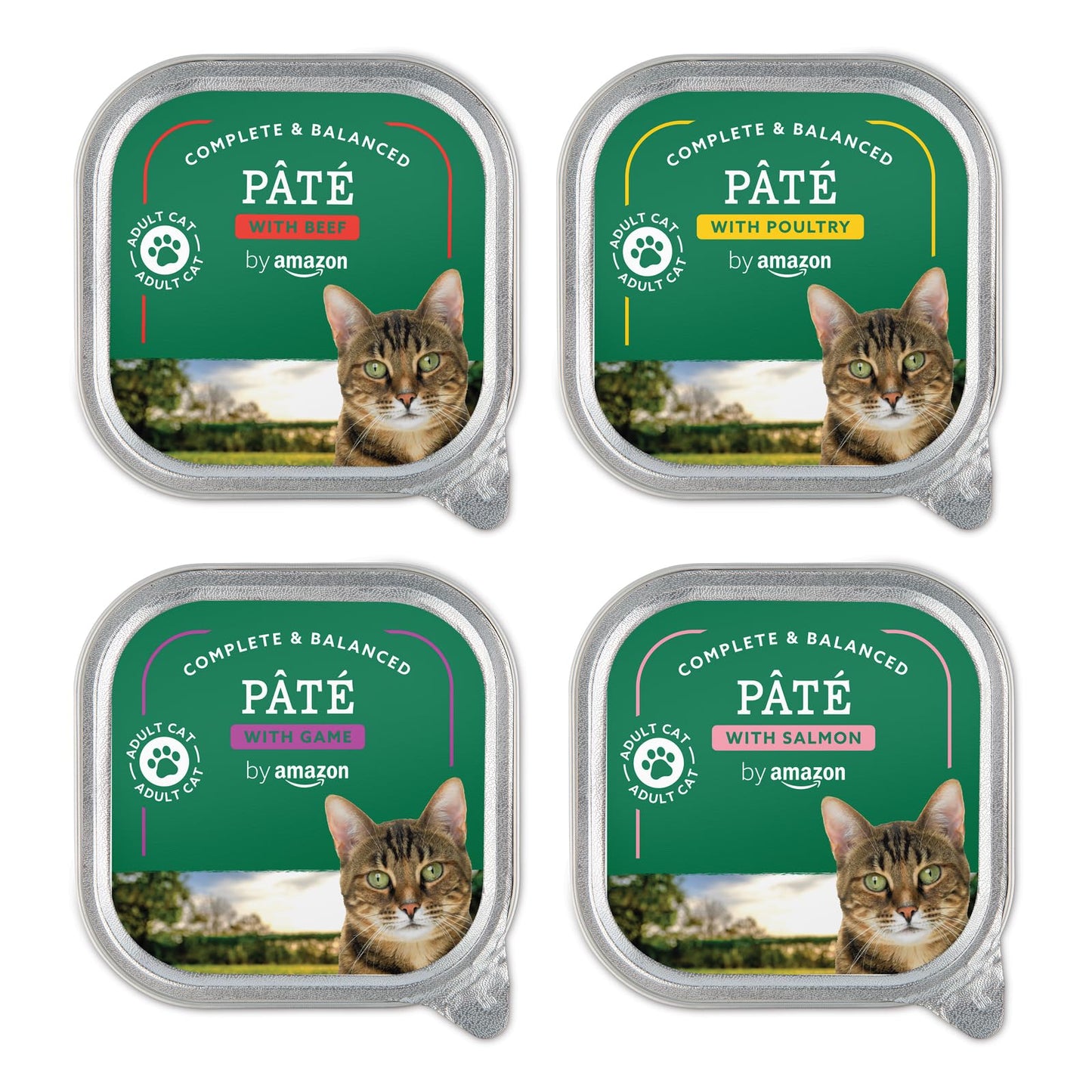 by Amazon Katzenfutter, Pastete, gemischt, 100 g, 32 Stück (zuvor Lifelong !)